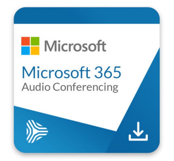 Microsoft Офісний додаток Microsoft 365 Audio Conferencing 1 Year P1Y Annual License (CFQ7TTC0LHSL_0001_P1Y_A)