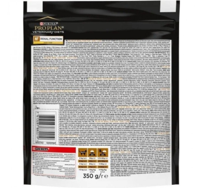 Сухий корм для кішок Purina Pro Plan Veterinary Diets NF Renal Function Early Care При хворобі нирок на ранніх стадіях 350 г (7613287882219)