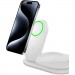 Зарядний пристрій Belkin 3in1 Magnetic Foldable iPhone/Watch/AirPods Qi2 15W white (WIZ029VFWH)