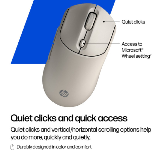 HP Мишка HP 400 Quiet Wireless/Bluetooth Maple (AZ7B6AA)