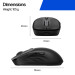 HP Мишка HP 700 Rechargeable Wireless/Bluetooth Black (AZ7B0AA)