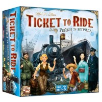 Настільна гра Lord of Boards Квиток на поїзд: Рейки та вітрила (Ticket to Ride: Rails & Sails) українська (LOB2333UA)