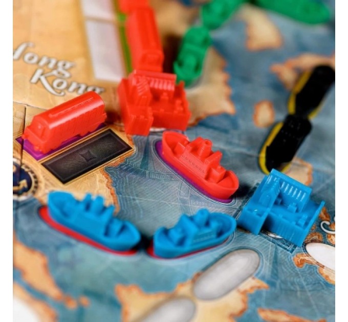 Настільна гра Lord of Boards Квиток на поїзд: Рейки та вітрила (Ticket to Ride: Rails & Sails) українська (LOB2333UA)