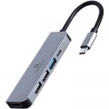 Cablexpert Концентратор Cablexpert USB-C 5-in-1 (hub/HDMI/PD) (A-CM-COMBO5-03)