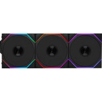 Кулер до корпусу Lian Li Uni Fan TL WIRELESS 120-3, Black (G99.12TL1W3B.00)