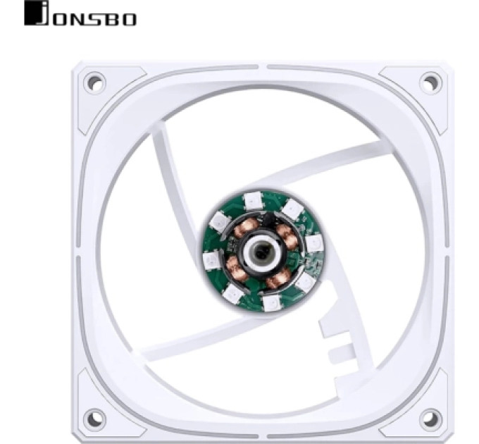 JONSBO Кулер до корпусу JONSBO FR-505WR Reverse ARGB White