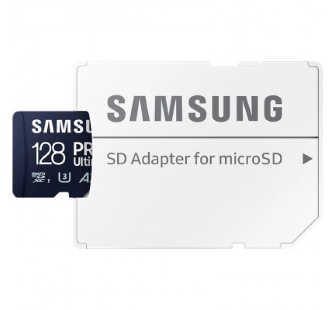 Карта пам'яті Samsung 128GB microSDXC class 10 UHS-I U3 V30 A2 Pro Ultimate (MB-MY128SA/WW)