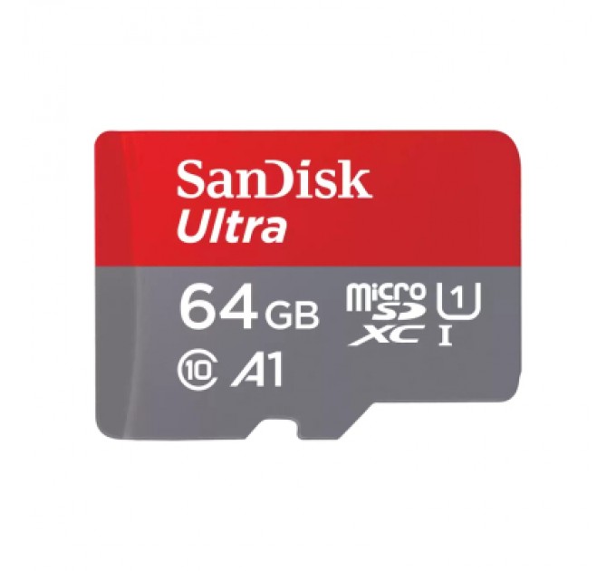 Карта пам'яті SanDisk 64GB microSDXC class 10 UHS-I A1 (SDSQUAB-064G-GN6MN)