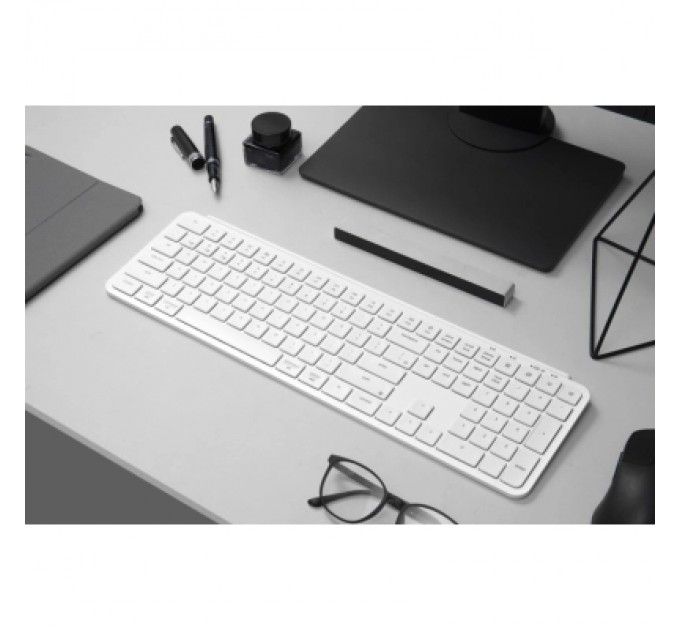 Клавіатура Keychron B6 Pro Wireless/Bluetooth/USB UA Ivory White (B6P-K8-UA)