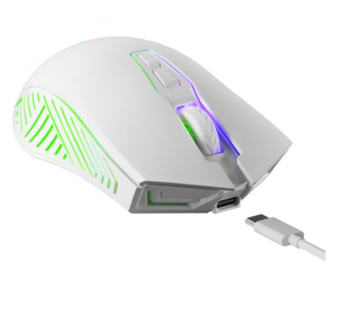 Мишка Defender Pandora GM-502 LED Wireless White (52502)