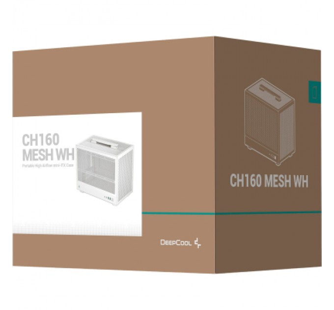 Корпус Deepcool CH160 MESH WH