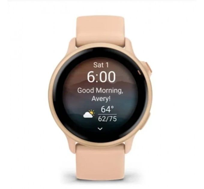 Смарт-годинник Garmin vivoactive 6, Pink Dawn/P. Dawn Metallic, GPS смарт-годинник (010-02985-03)
