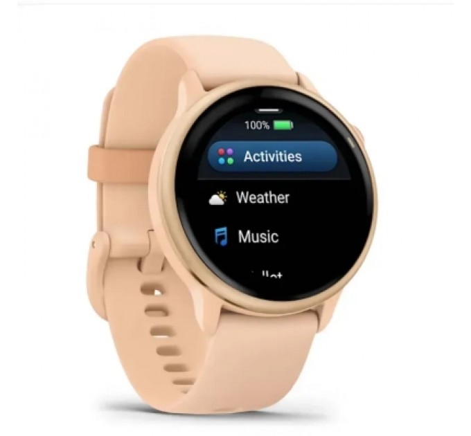 Смарт-годинник Garmin vivoactive 6, Pink Dawn/P. Dawn Metallic, GPS смарт-годинник (010-02985-03)