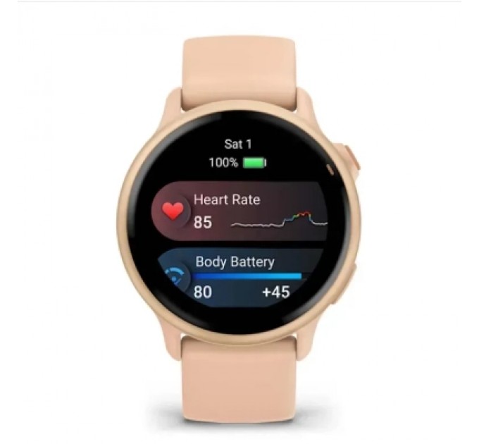 Смарт-годинник Garmin vivoactive 6, Pink Dawn/P. Dawn Metallic, GPS смарт-годинник (010-02985-03)