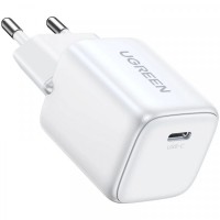 Зарядний пристрій Ugreen CD319 Nexode Mini USB-C PD30W GaN White (15326)