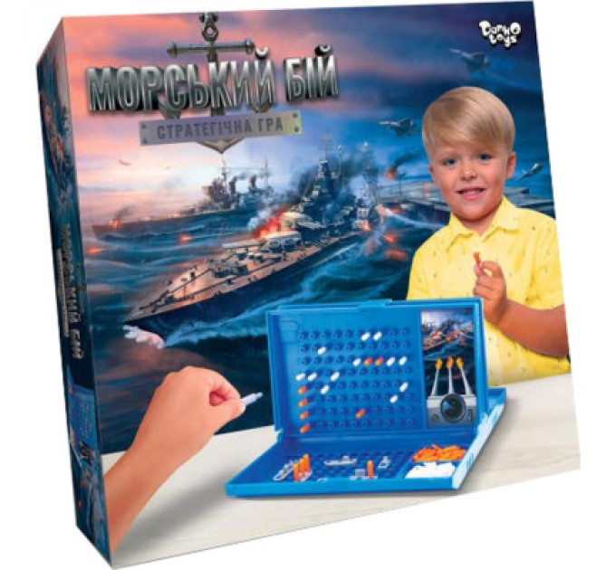 Настільна гра Danko Toys Морський бій (Danko Toys) (укр.) (G-MB-01U)
