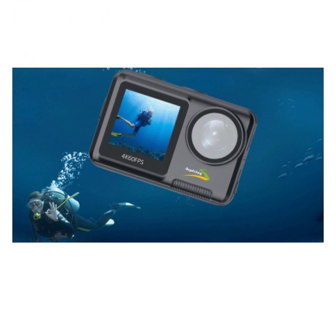 Екшн-камера Aspiring Repeat 4 ULTRA HD 4K DUAL SCREEN (86ASZE21PB)