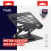 Trust Підставка до ноутбука Trust Zeff Metal, до 16", gray (25482_TRUST)