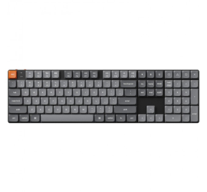 Клавіатура Keychron K5 Max Gateron MX 2.0 Red White Led QMK Wireless/Bluetooth/USB-А UA Black (K5M-A1-UA)