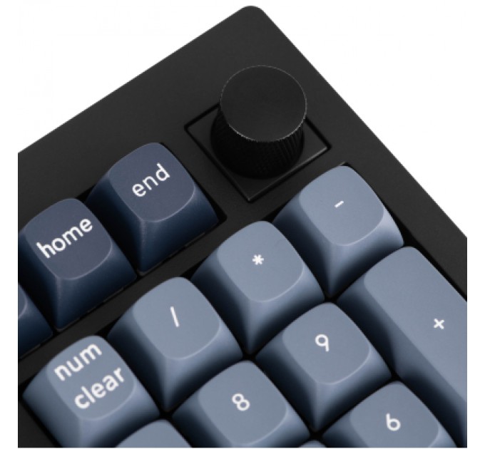 Клавіатура Keychron V5 Max Gateron Jupiter Banana Knob Hot-Swap QMK Wireless/Bluetooth/USB-А UA Black (V5M-D4-UA)