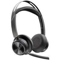 Навушники Poly Voyager Focus 2 MS Stereo USB-C + USB-C/A Adapter + Charging Stand Black (9T9J6AA)