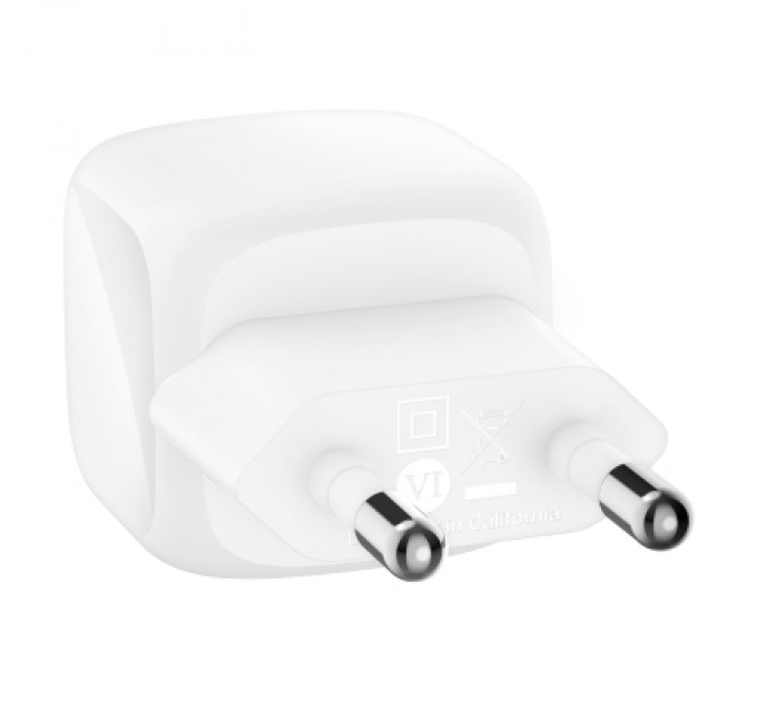 Зарядний пристрій Belkin USB-C PD30W PPS white (WCA008KQWH)
