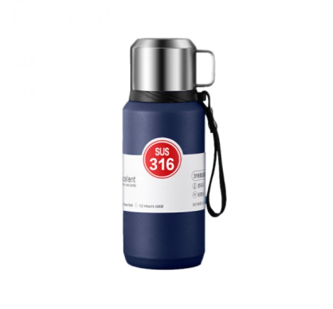 Термос Merlion Term 1,5 л, синій (Term-1500Blue)