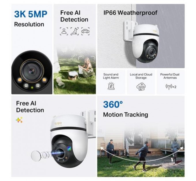 Wi-Fi камера, Tapo C530WS TP-LINK