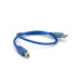 Ritar Кабель для принтера USB 2.0 AM/BM 0.5m blue Ritar (YT-AM/BM-0.5TBL)