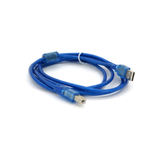 Ritar Кабель для принтера USB 2.0 AM/BM 1.8m ferrite blue Ritar (YT-AM/BM-1.8TBL)