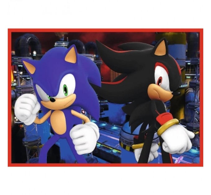 Пазл Trefl Sonic Пригоди Соніка 4 in 1 (35, 48, 54, 70) елемента (5900511346251)