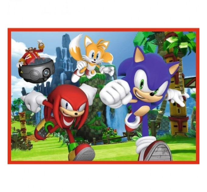 Пазл Trefl Sonic Пригоди Соніка 4 in 1 (35, 48, 54, 70) елемента (5900511346251)