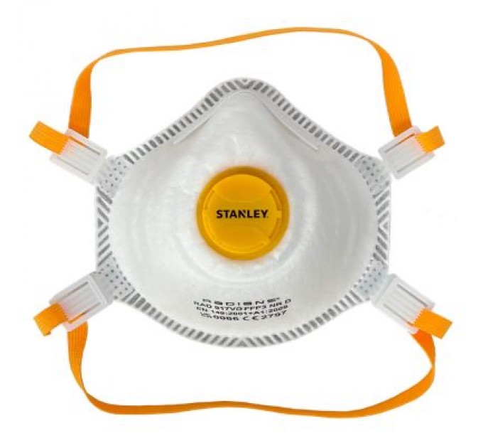 Респіратор Stanley твердих частинок, із клапаном, 2 шт (SYFFP32PKB)