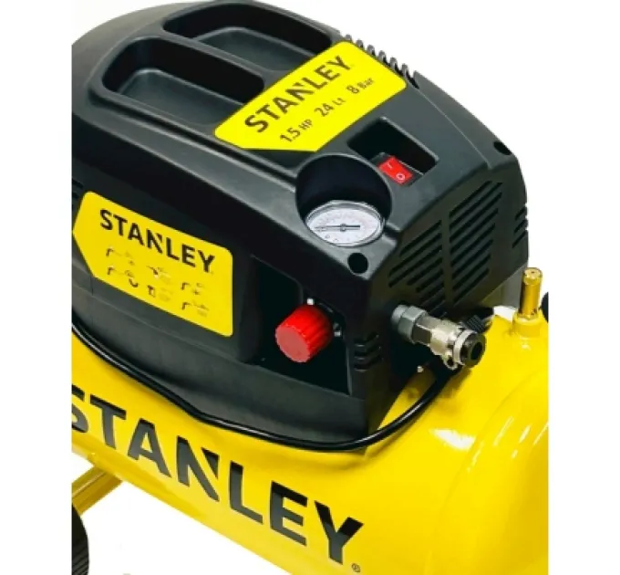 Компресор Stanley поршневий D 200/8/24, 180 л/хв, 1,1 кВт (D200/8/24)