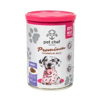 Вологий корм для собак Pet Chef З індичкою 415 г (4820255193601)