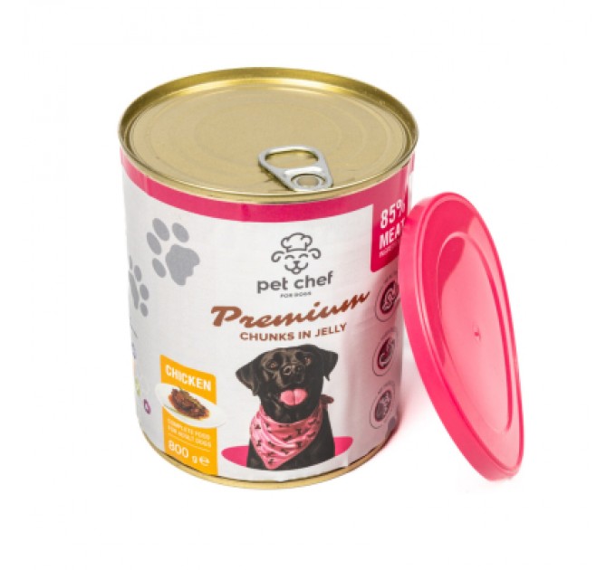 Вологий корм для собак Pet Chef З куркою 800 г (4820255193656)