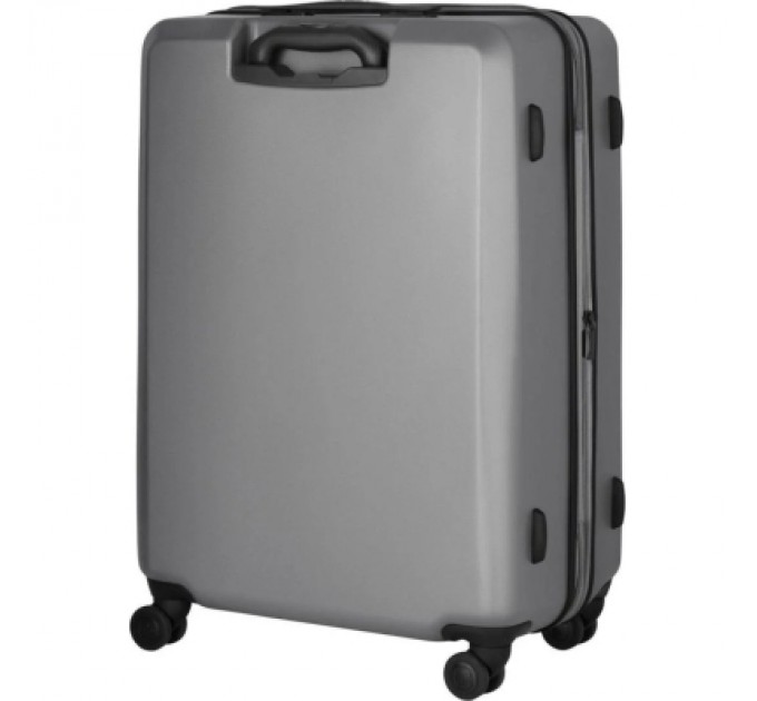 Валіза Wenger Motion, середня, пластик, 4 колеса, сірий (612703)