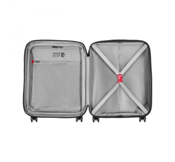 Валіза Wenger Prymo, мала, пластик, 4 колеса, чорна (612536)