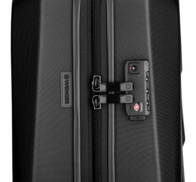 Валіза Wenger Prymo, мала, пластик, 4 колеса, чорна (612536)