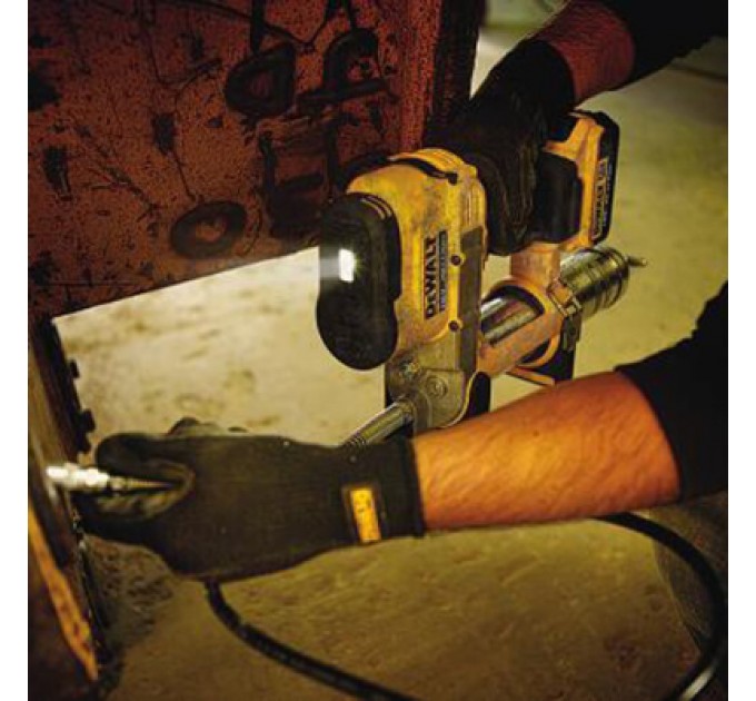 Шприц для мастила DeWALT 18В XR Li-lon, 147.87 мл/хв, 3.63 кг, (без АКБ та ЗП) (DCGG571NK)