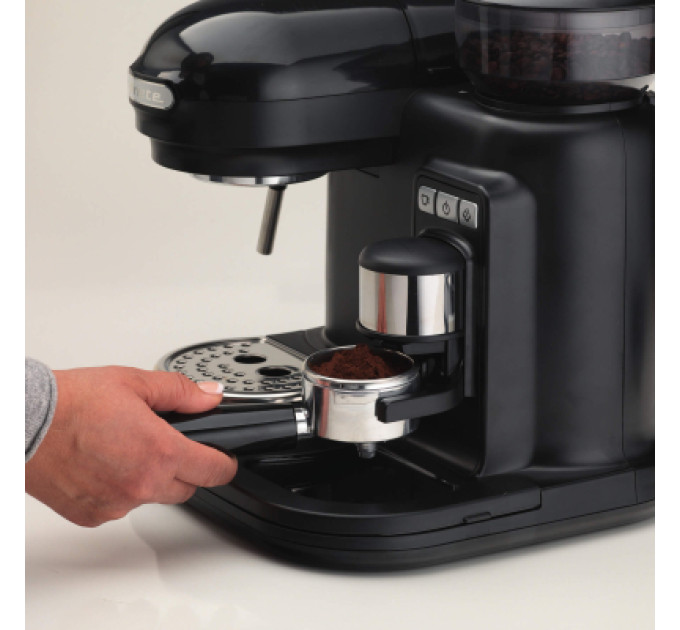 Ariete Ріжкова кавоварка еспресо Ariete 1318 Espresso Moderna Black (00M131802AR0)