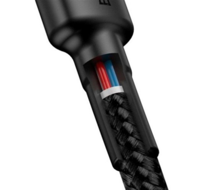 Baseus Дата кабель USB-C to USB-C 2.0m USB 3.1 3A grey-black Baseus (CATKLF-HG1)