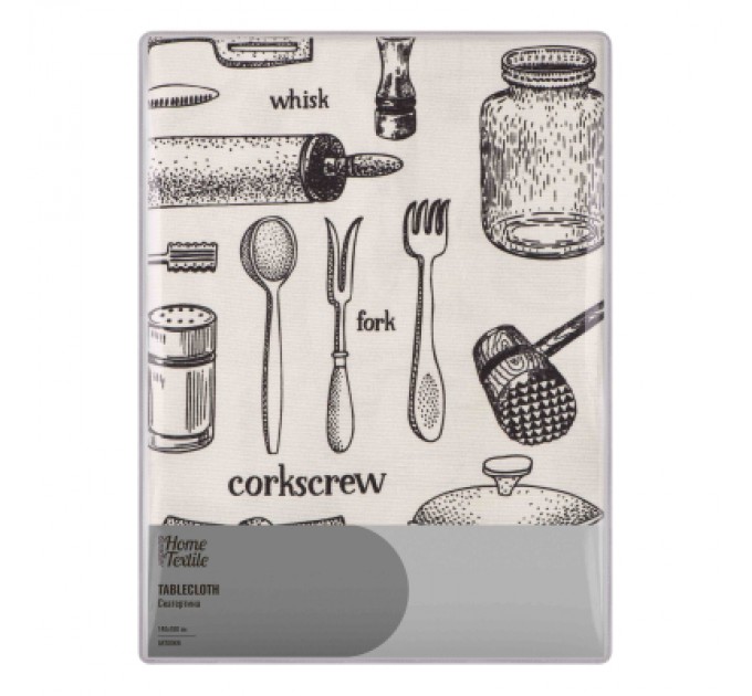 Скатертина Ardesto Kitchen 90% поліестер, 10% бавовна 140х180 см (ART08KN)