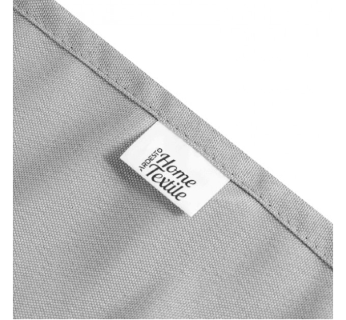 Скатертина Ardesto Waterproof 100% поліестер, сірий 140х180 см (ART08WG)