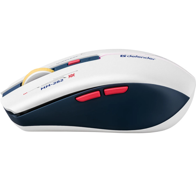 Defender Мишка Defender Dila MM-282 Wireless White/Blue (52282)