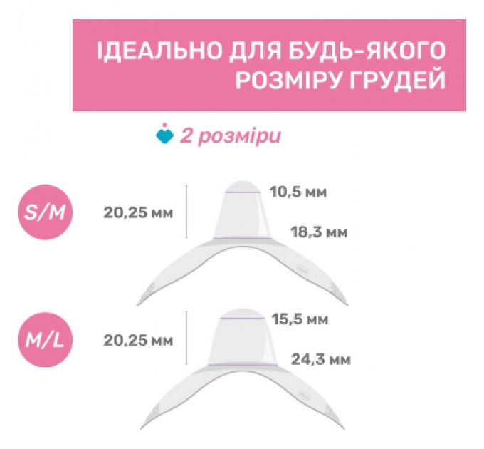 Захисна накладка на сосок Chicco розмір M-L (8058664070473) (09034.00)