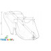 Tega Baby Гірка для купання Tega Baby антиковзка Bunny white (KR-003-103)