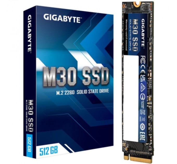 GIGABYTE Накопичувач SSD M.2 2280 512GB GIGABYTE (GP-GM30512G-G)