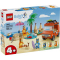 LEGO Конструктор LEGO Bluey Пляж і сімейна поїздка на автомобілі Блуї (11202)