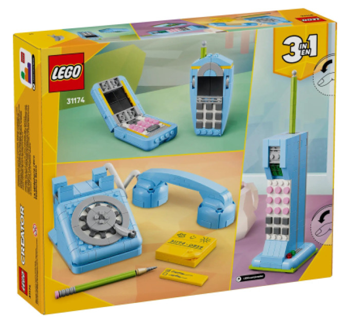 LEGO Конструктор LEGO Creator Ретро телефон (31174)